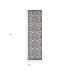 Gray and Charcoal Indoor Outdoor Runner Rug